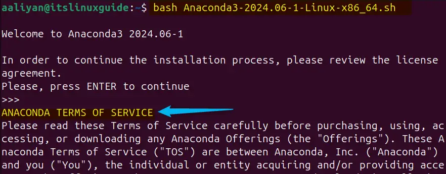 Условия установки Anaconda на Ubuntu