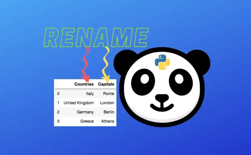 Как переименовывать столбцы в Pandas: практика с DataFrames